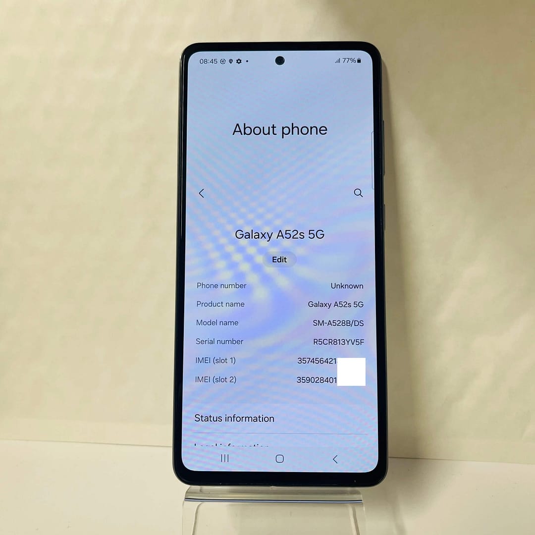 Såld - Begagnad Samsung Galaxy A52s 5G 128 GB – 6 mån garanti - 5903 - Bild 3
