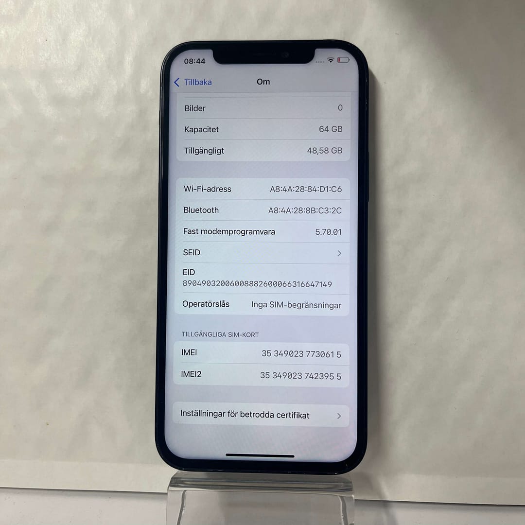 iPhone 12 64 GB – 3 mån garanti – 0615 - Bild 2