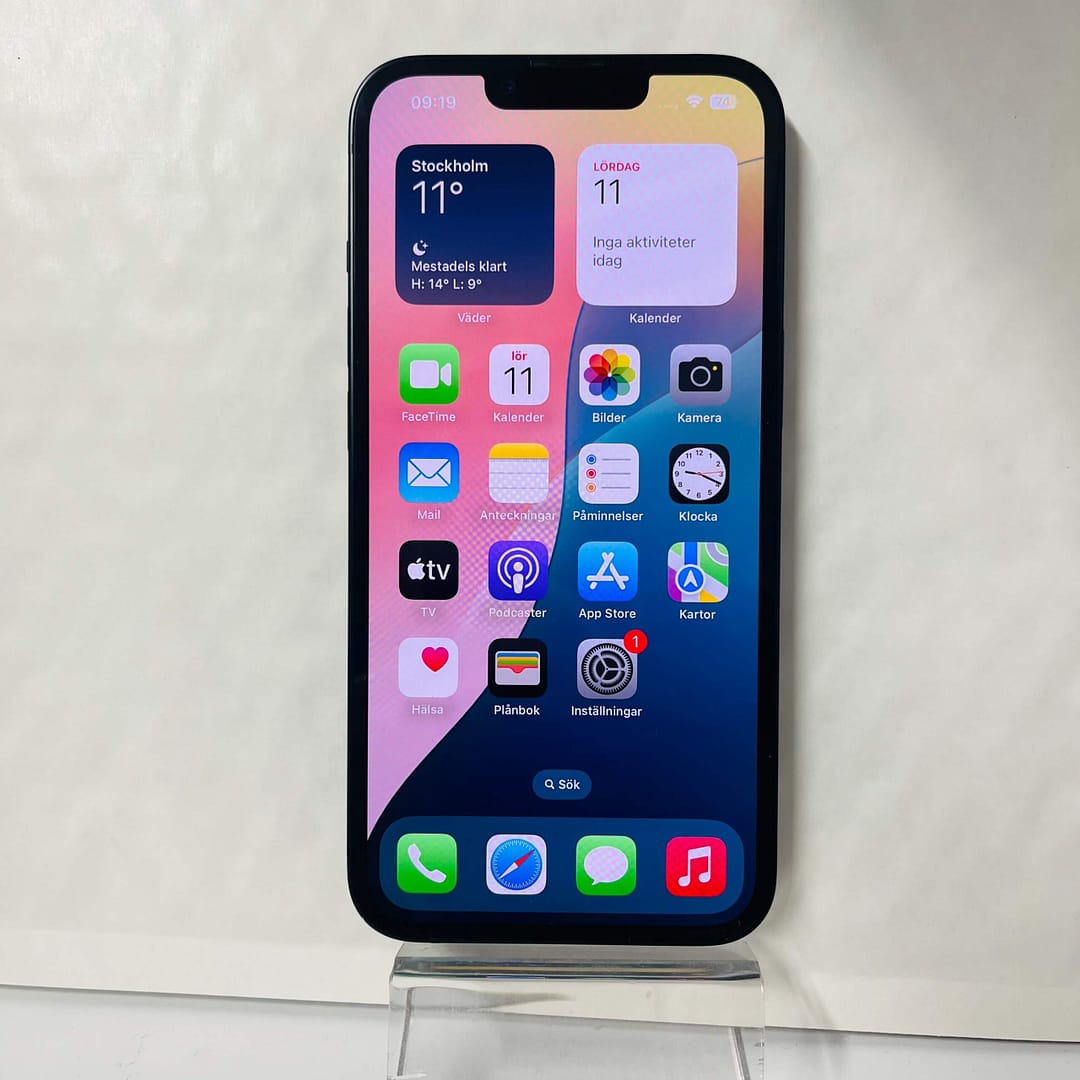 Såld - Begagnad iPhone 13 128 GB – 6 mån garanti - 0531