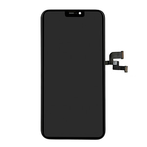 iPhone XS Skärm med Glas - Svart
