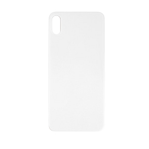iPhone XS Baksida Glas - Silver