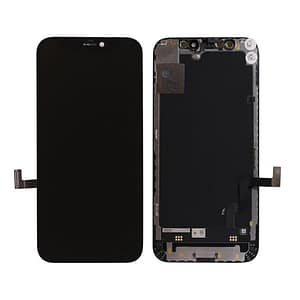 iPhone 12 & iPhone 12 Pro Glas med Original LCD Display - Svart