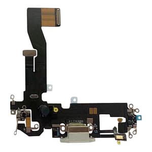 iPhone 12 Pro Laddkontakt med Flex - Vit