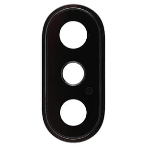 iPhone XS & XS Max Glaslins för bakre kamera - Svart