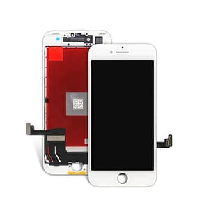 iPhone 8 Glas med original LCD display - Vit