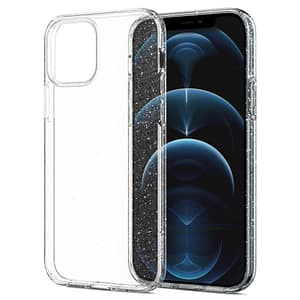 Spigen Liquid Crystal Glitter Skal för iPhone 12/12 Pro - Crystal Quartz