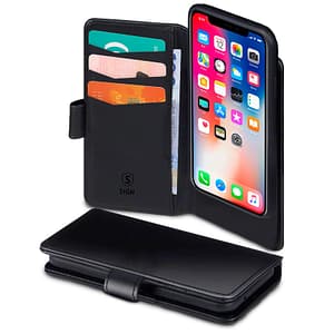 SiGN Plånboksfodral 2-in-1 för iPhone XR - Svart