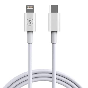 SiGN USB-C till Lightning Kabel 2.1A, 2m - Vit