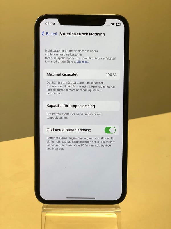 iPhone X 64GB Black - 9594 (Nytt Batteri) - Bild 4
