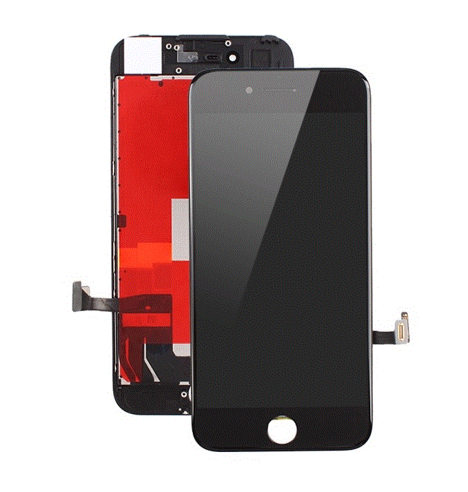 iPhone 8 Glas med original LCD display - Svart